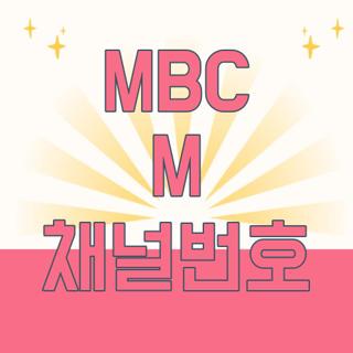 MBC M 채널번호