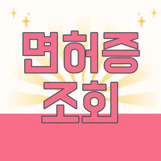 면허증 조회