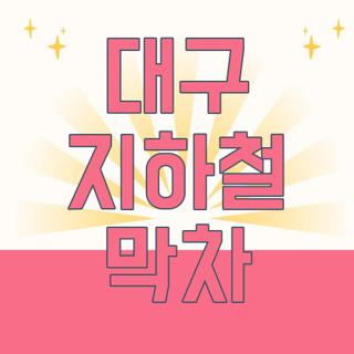 대구 지하철 막차
