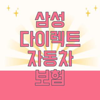 삼성 다이렉트 자동차 보험
