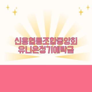 신용협동조합중앙회 유니온정기예탁금