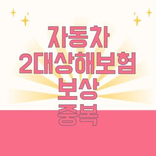 자동차 2대상해보험 보상 중복