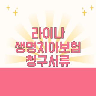 라이나 생명치아보험 청구서류
