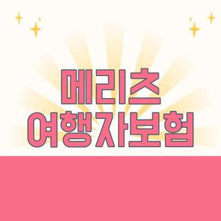 메리츠 여행자보험