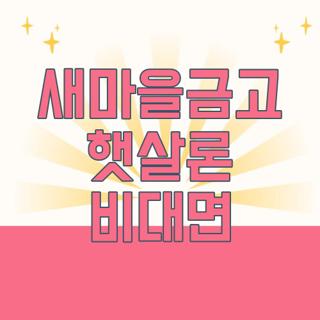 새마을금고 햇살론 비대면