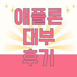 애플론 대부 후기