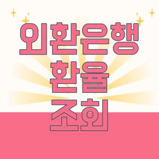 외환은행 환율 조회