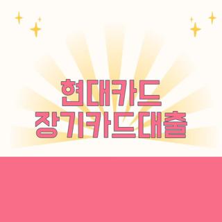 현대카드 장기카드대출