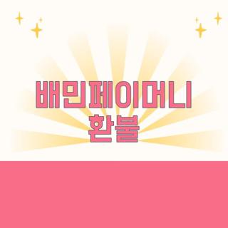 배민페이머니 환불