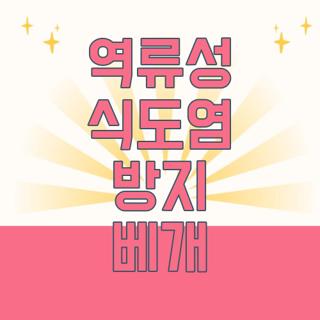 역류성 식도염 방지 베개