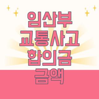 임산부 교통사고 합의금 금액